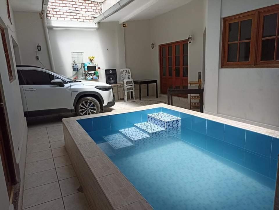 Hospedaje Casa Blanca Beach Лос-Баньос-дель-Инка Экстерьер фото